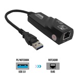 Cabo Adaptador de Rede USB 3.0 Para RJ45 10/100/1000Mbps JC-AD-RJ45