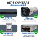 Kit 4 Câmeras Bullet HD 720p AH15 + DVR 4CH KIT4-4B500GB